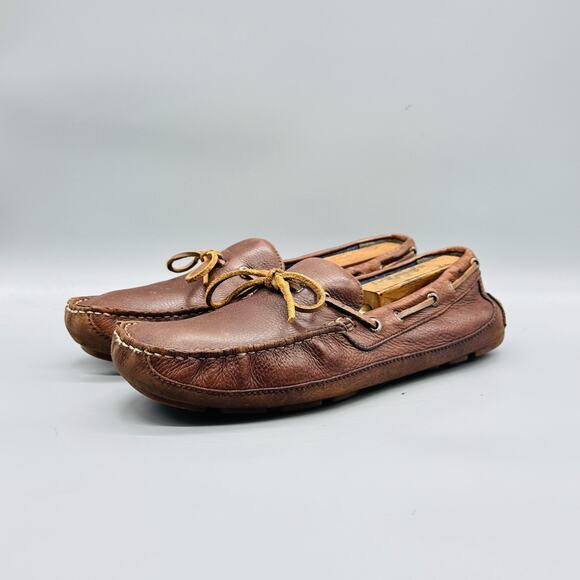 GH Bass & Co Shoes Mens 11.5 Brown Leather Amalfi Driving Moc Loafers Casual main image 11